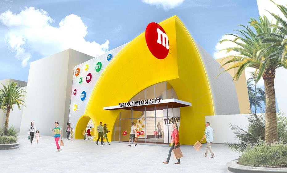 M&M's opens flagship UK store with giant chocolate wall