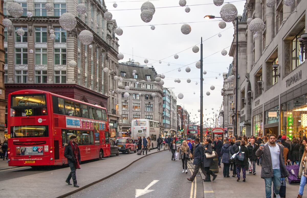 Regent street - These are the most popular shopping streets in Europe