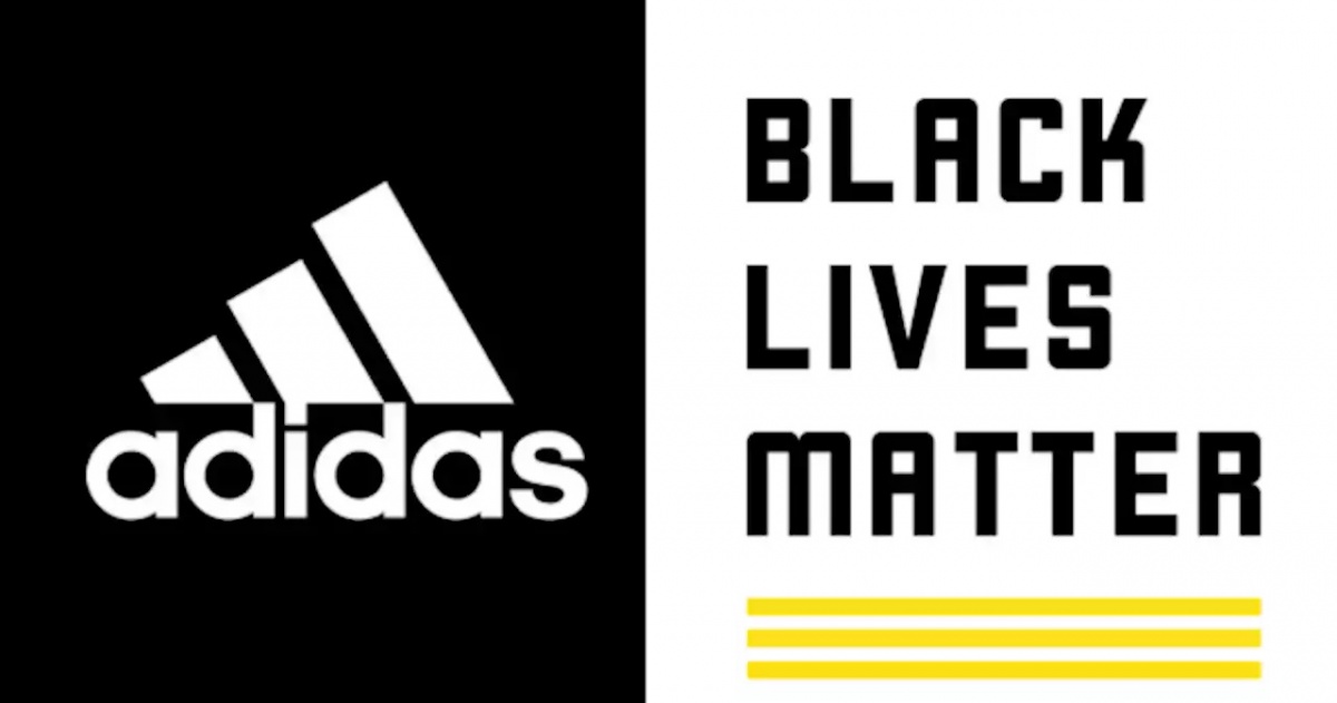 Adidas vs BLM logo