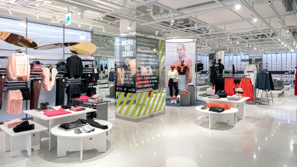 Nike opens a unique digital store in Seoul