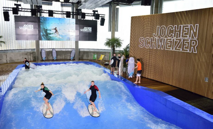 Surf's up at the Mall of Switzerland