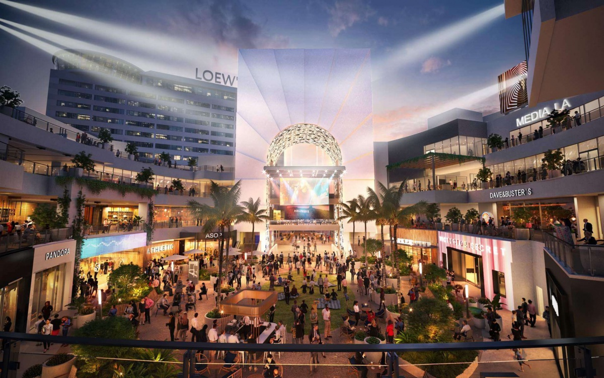 $ 100 million will be invested in the reconstruction of the legendary mall on the Hollywood Walk of Fame