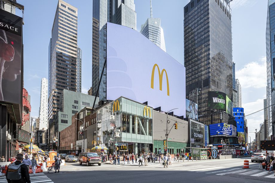 McDonald's Goes Huge in Times Square