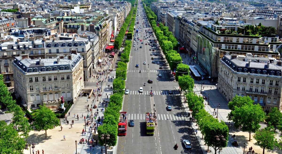 Champs-Élysées - These are the most popular shopping streets in Europe
