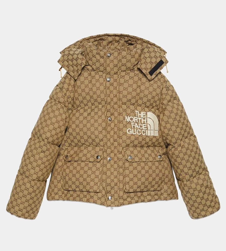 The North Face x Gucci GG bomber jacket