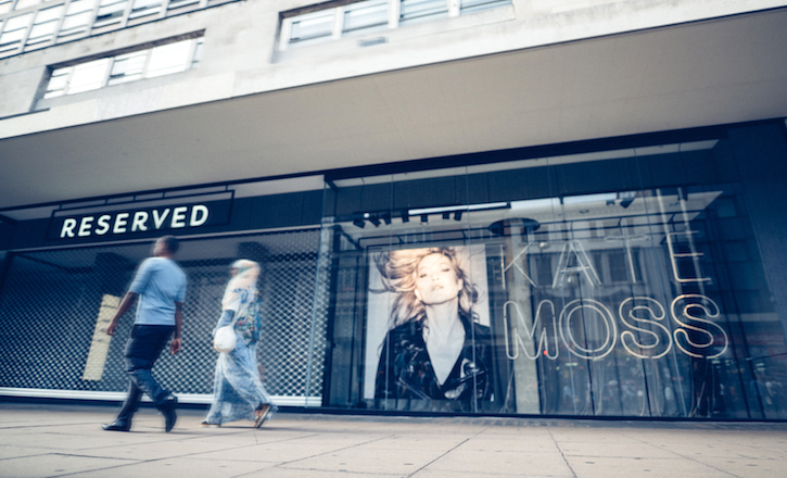 Reserved store in London