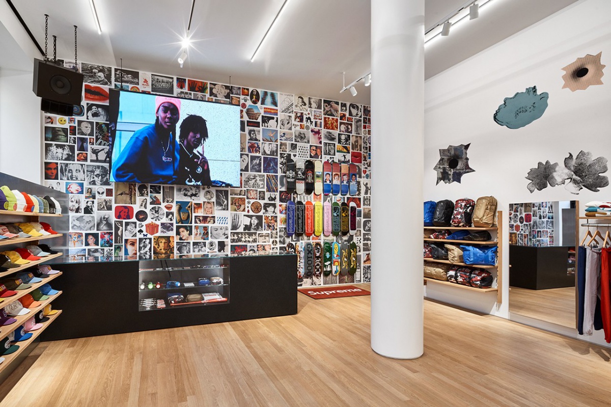 Cult brand Supreme opens its flagship store in Milan