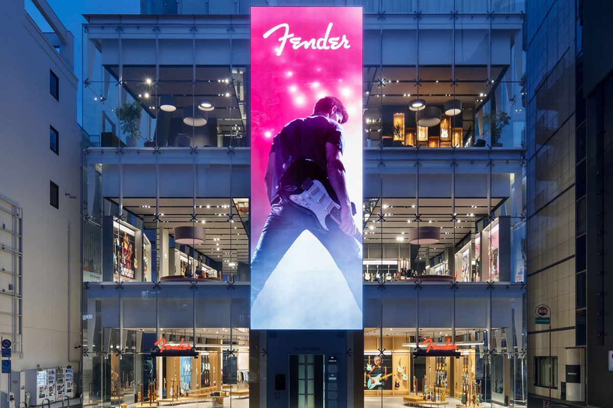 Fender flagship store in Tokyo