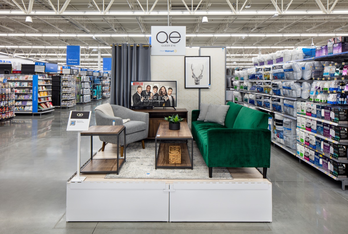 Walmart showed a prototype of an interactive store of the future