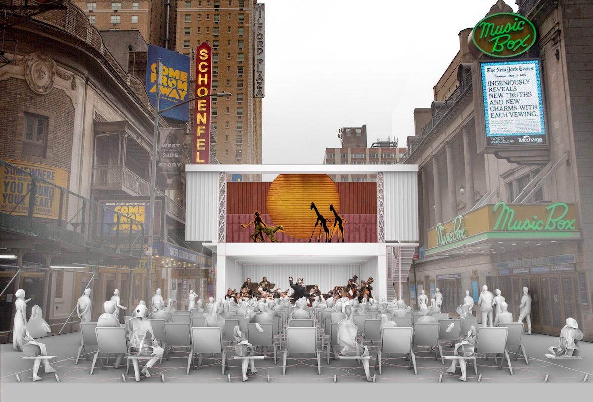 Shipping container theaters -Marvel architects