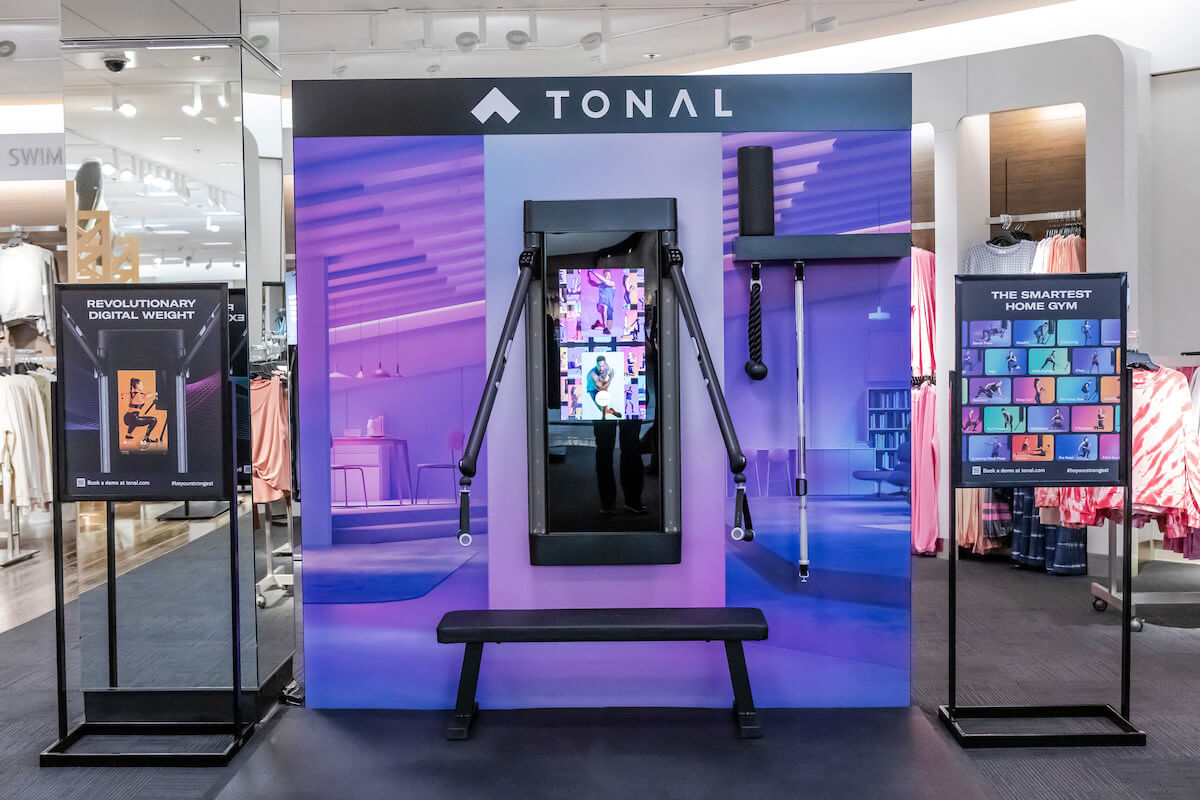 Fitness brand Tonal will open mini-stores in Nordstrom department stores