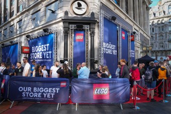 Lego unveils the largest store in the world