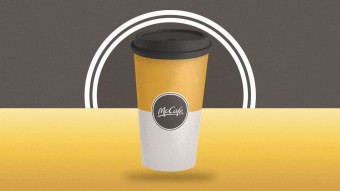 McDonald's launched a pilot project to use reusable coffee cups