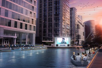 A floating cinema opens in London