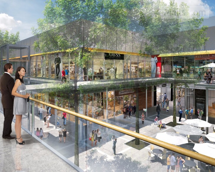 A world-renowned architect develops a unique design for a mall